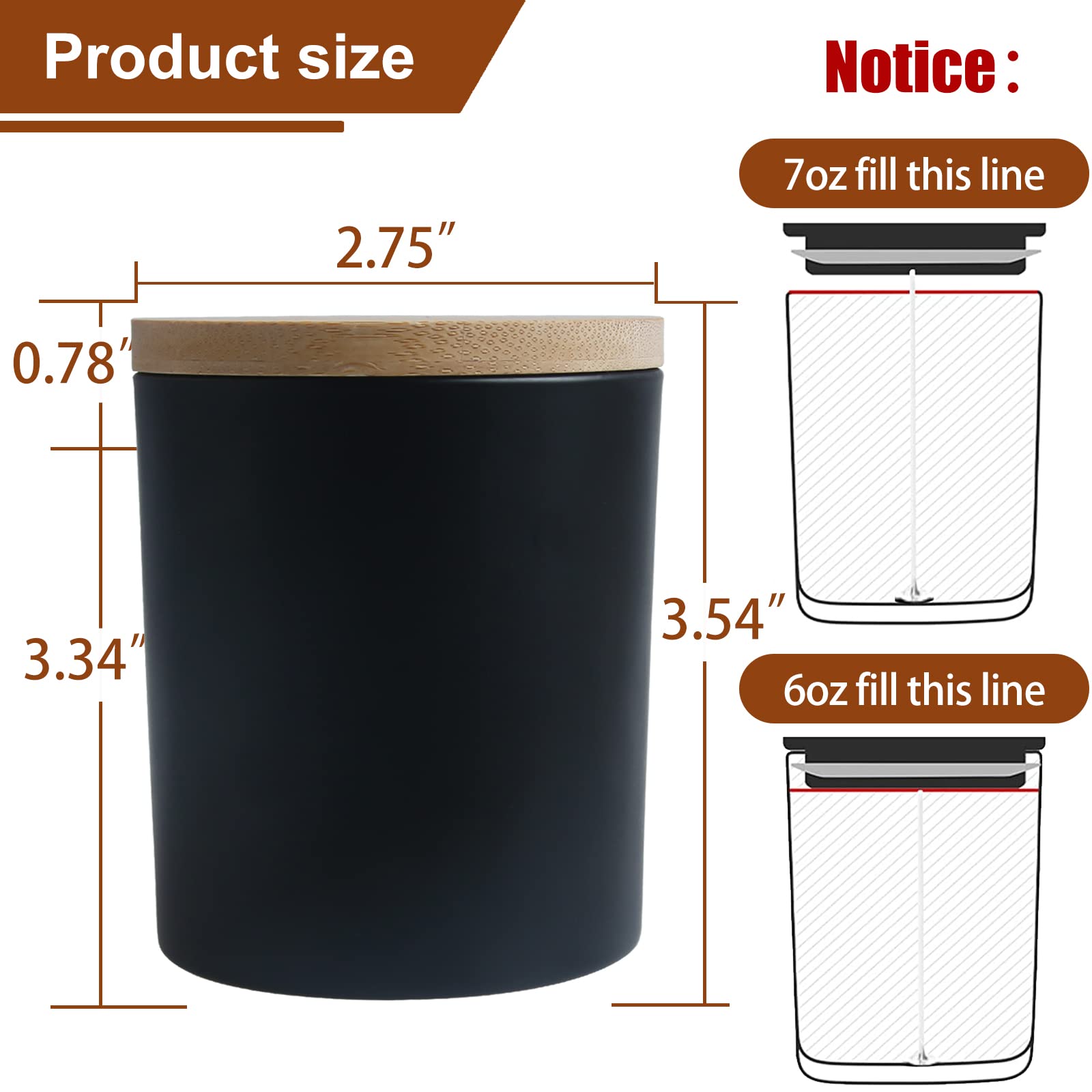 10oz High Quality Transparent Glass Candle Jar with Bamboo Lids Ready Stock  - China Candle Jar Ready Stock, 10oz Glass Candle Jar with Lids